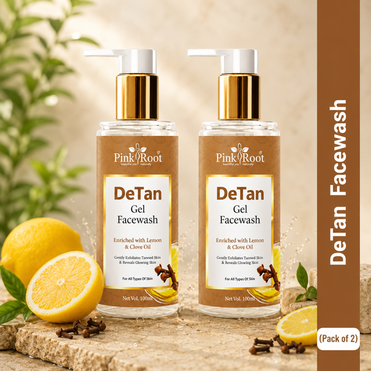 Pink Root Detan Face Wash (Pack of 2)
