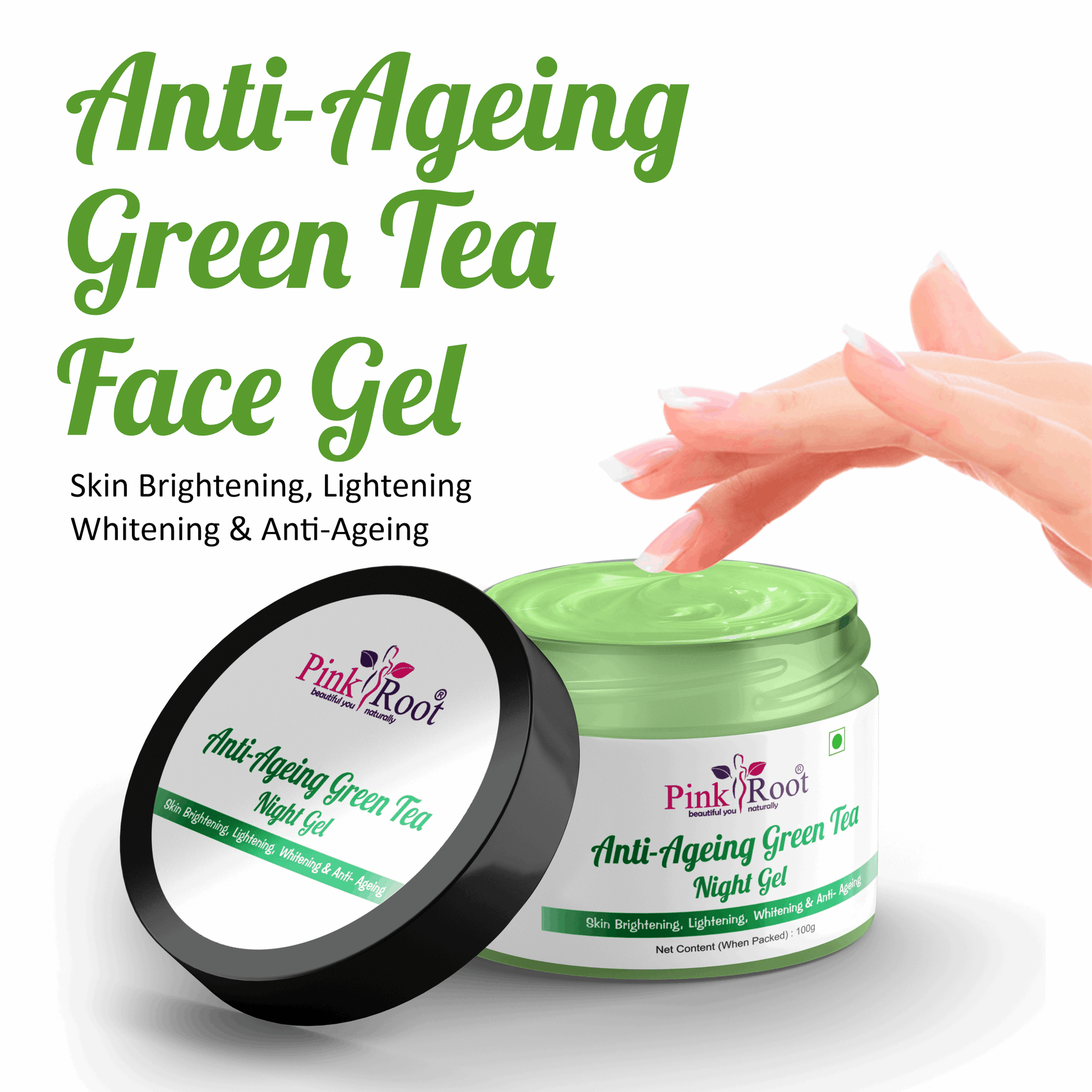 Anti Ageing Green Tea Night Gel 100gm