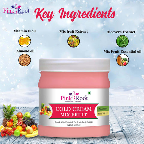 Pink Root Mix Fruit Cold Cream -100ml,500ml - Pink Root