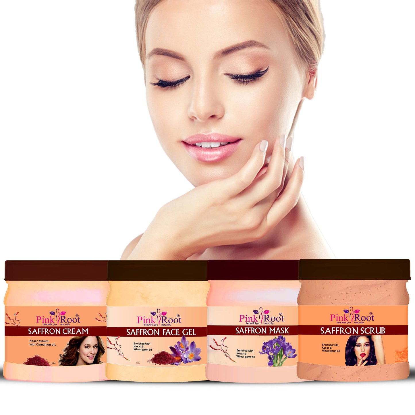 Premium Saffron (Kesar) Facial Kit | Brightening, Nourishing & Instant Glow Facial for Radiant Skin