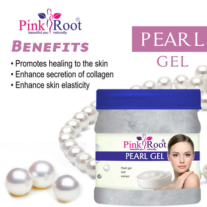 Pink Root Pearl Gel 500ml for Skin Whitening, Lightening & Brightening
