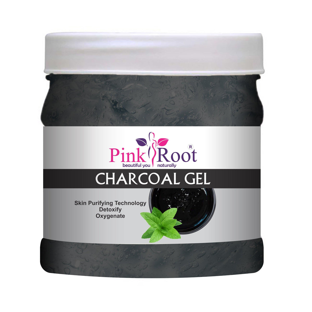 Charcoal Skin Purifying Gel 500ml - Pink Root