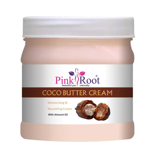 Cocoa Butter Moisturising & Nourishing Cream 500ml - Pink Root
