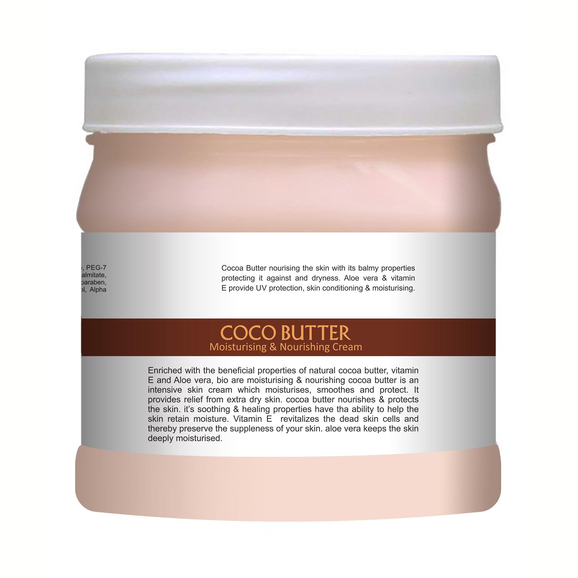 Cocoa Butter Moisturising & Nourishing Cream 500ml - Pink Root