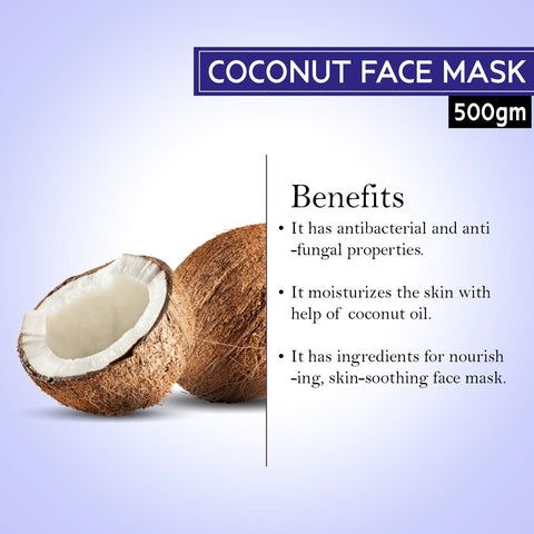 Coconut Face Mask,Exfoliation,Advanced hydration,Anti-aging,restore hydration to dry, tired skin - Pink Root
