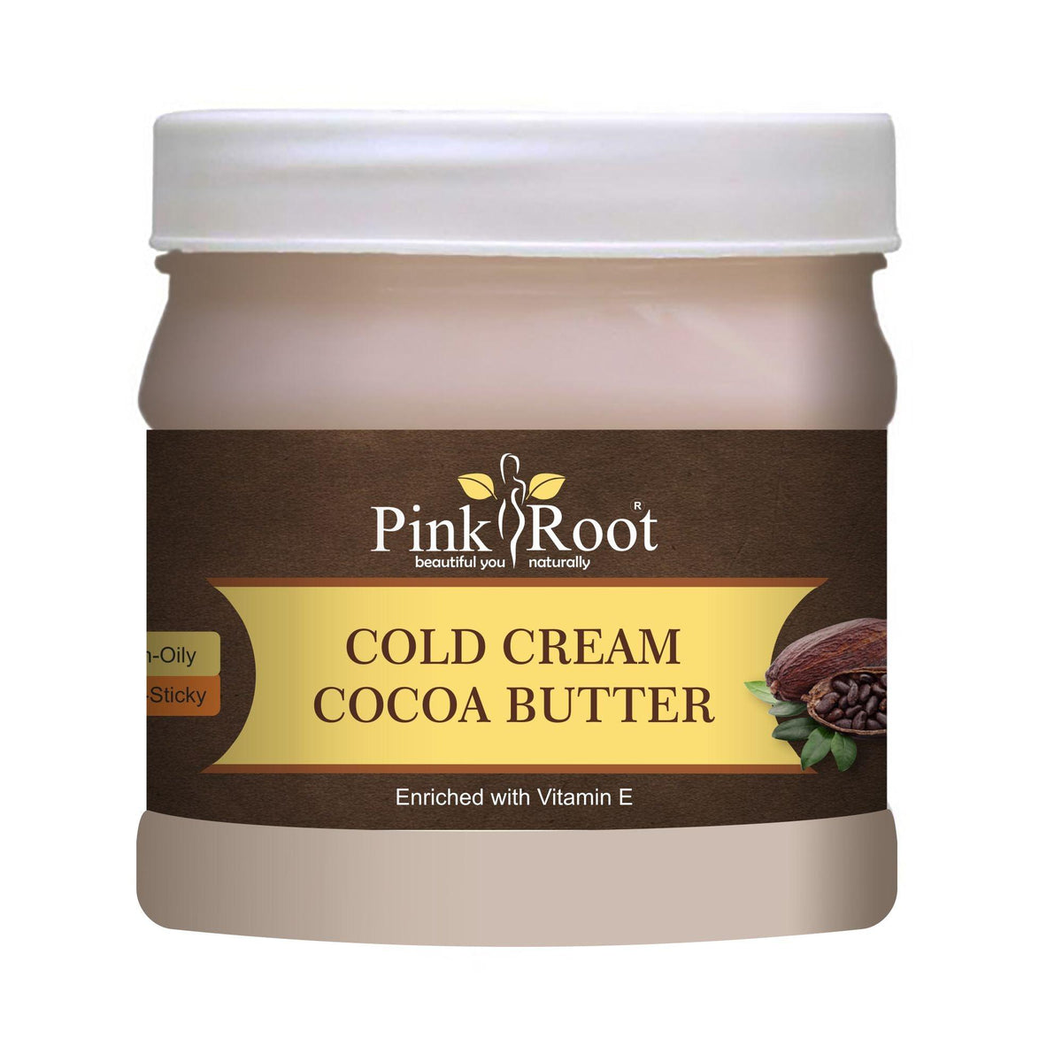 Cold Cream with Cocoa Butter 500ml - Pink Root
