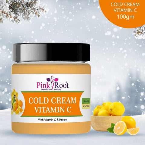 Cold Cream with Vitamin C 100gm ( Pack of 2 ) - Pink Root