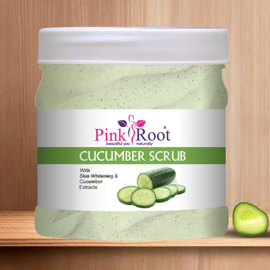 Cucumber Scrub with Cucumber Extract 500ml - Pink Root