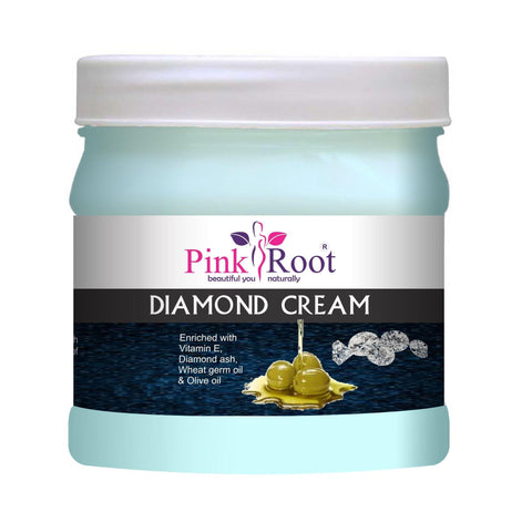 Diamond Cream enriched with Aloe vera Extract & Vitamin E, 500ml - Pink Root