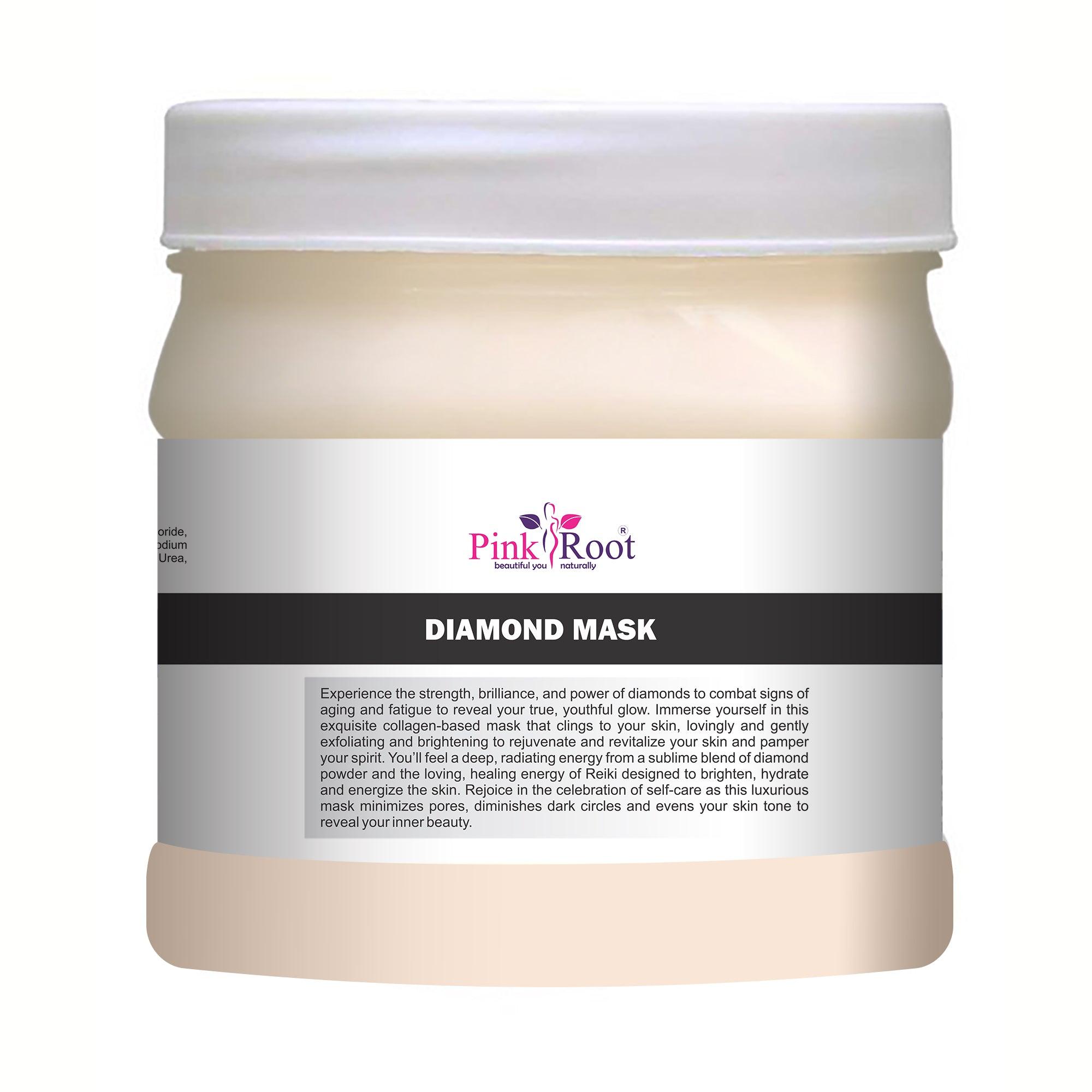 Diamond Mask Enriched with Diamond Ash & Clove Oil 500gm - Pink Root