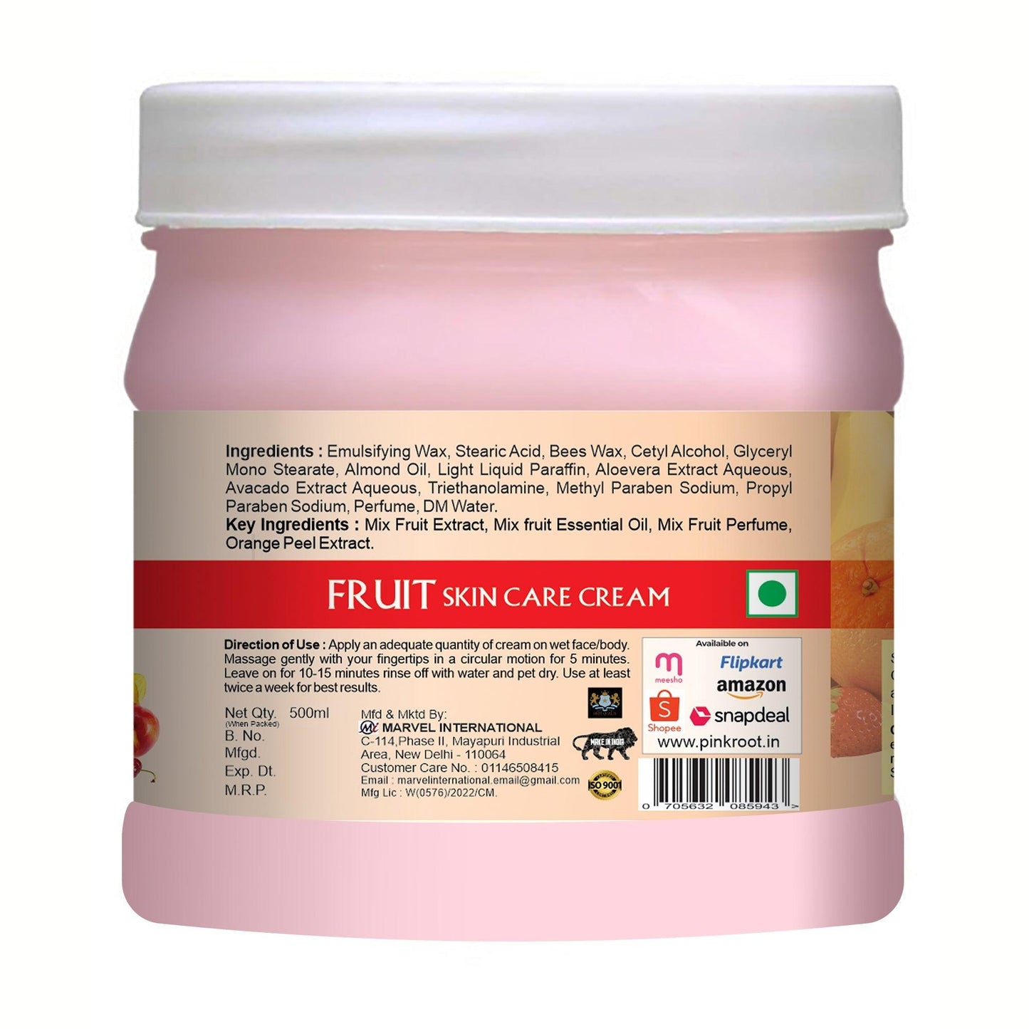Fruit Cream 500ml - Pink Root