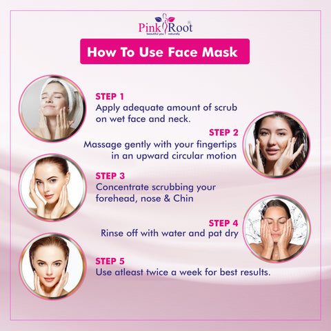 Giloy Face Mask for Glowing Skin 500gm - Pink Root