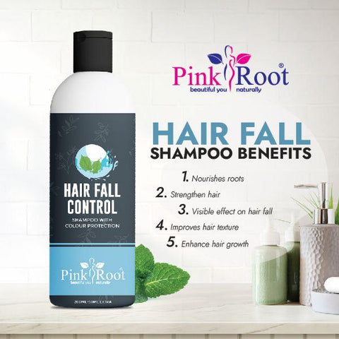 Hair Fall Control Shampoo 250ml - Pink Root