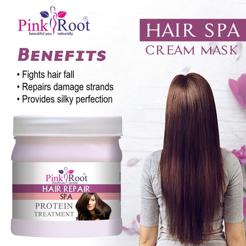 Hair Repair Spa Mask Protein Treatment 500gm - Pink Root