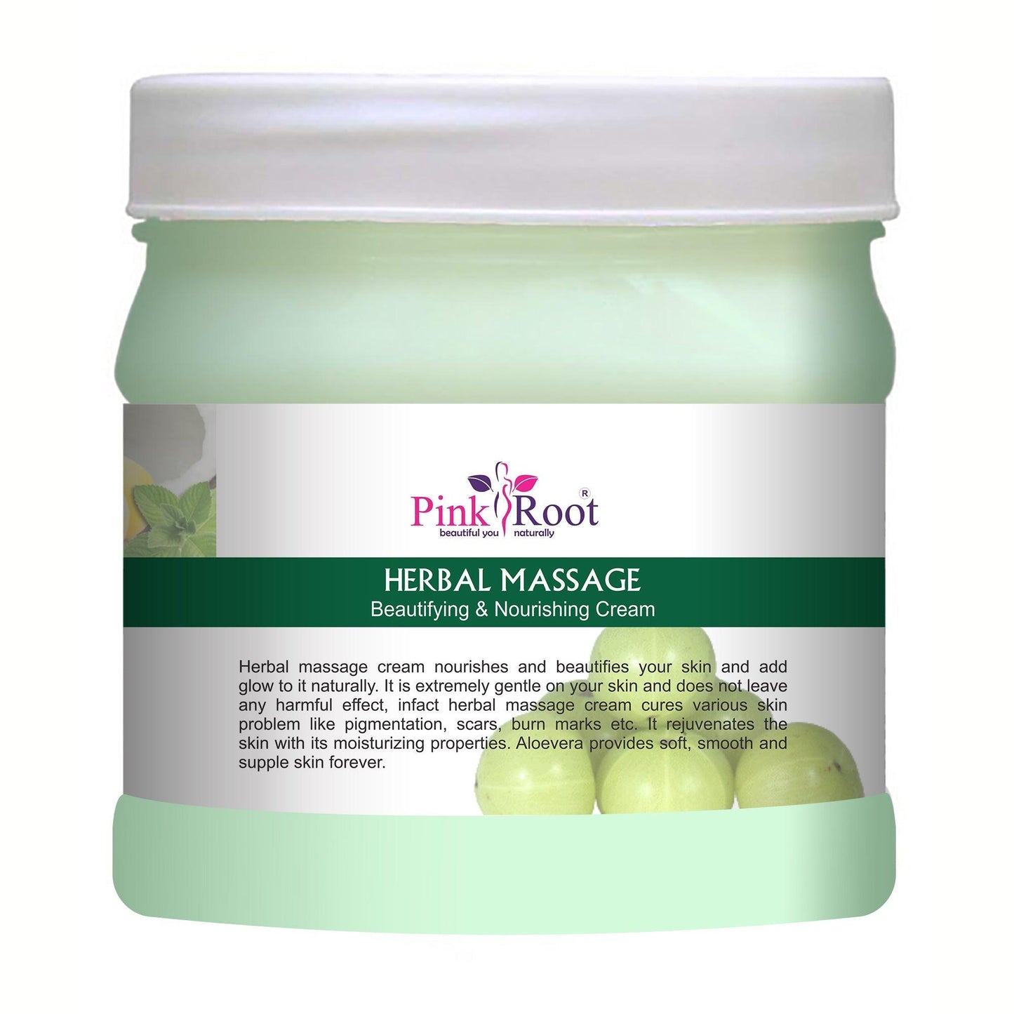 Herbal Massage Beautifying & Nourishing Cream 500ml - Pink Root