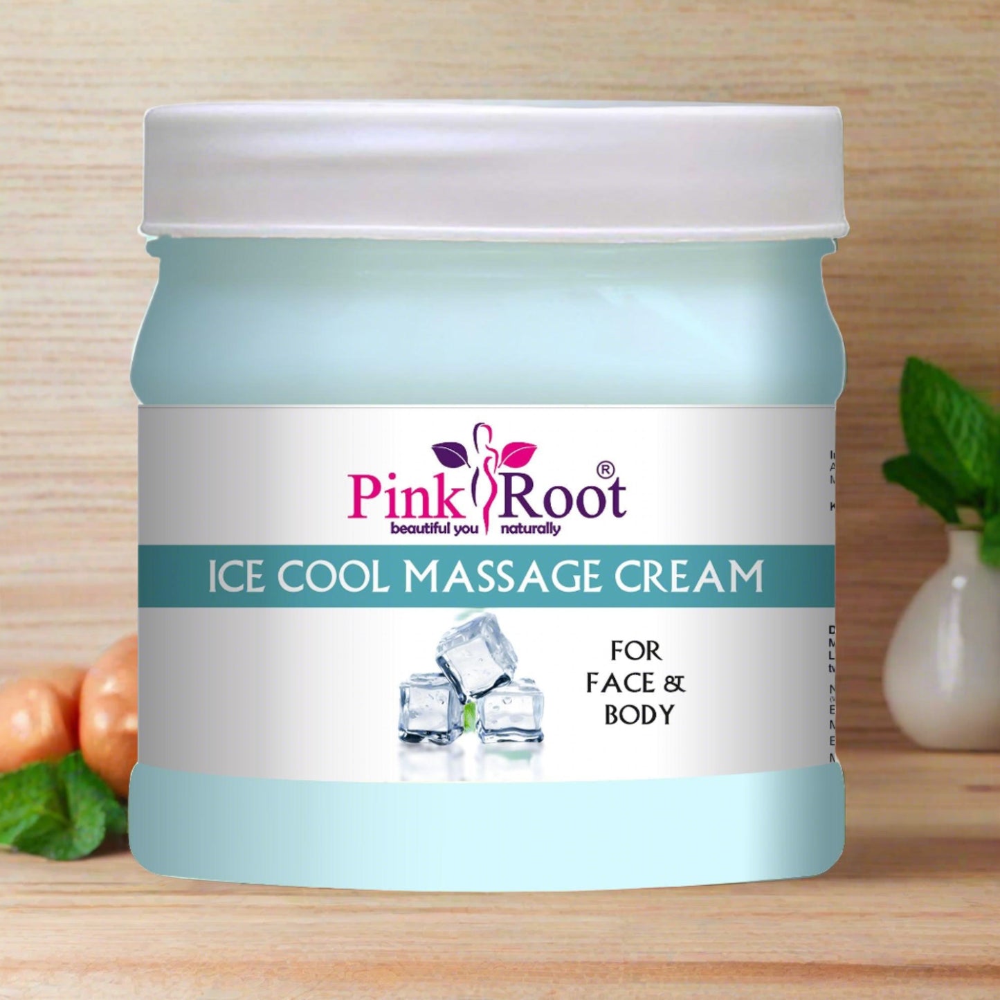 Ice Cool Massage Cream for Anti-acne & Pimples, Anti-ageing, Blackhead Removal- Pink root - Pink Root
