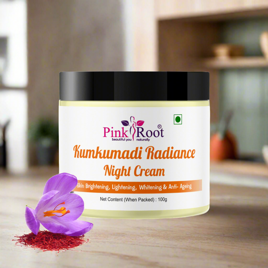 Kumkumadi Radiance Night Cream 100gm - Pink Root