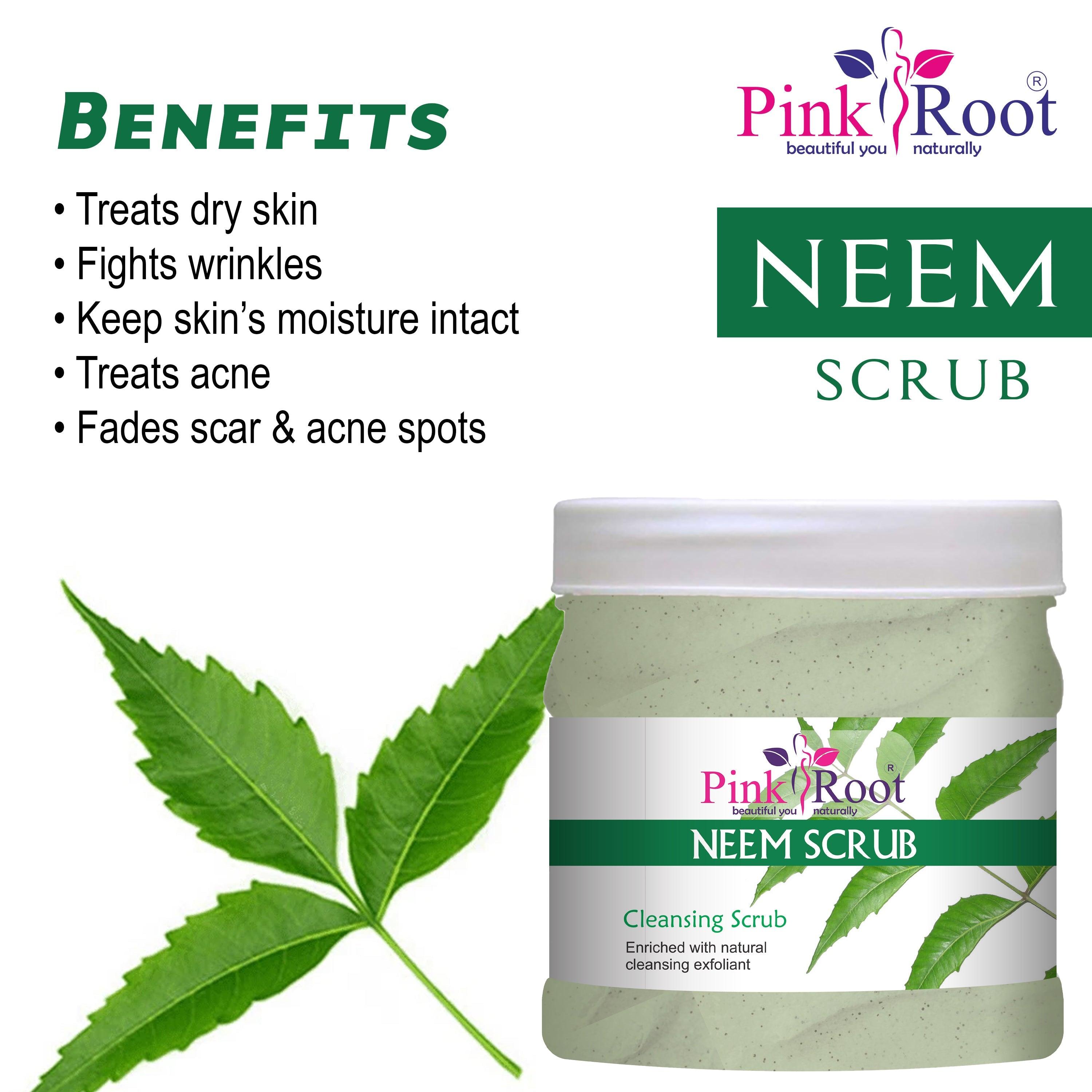 Neem Cleansing Scrub 500ml - Pink Root