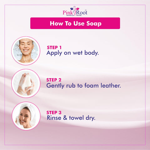 Neem Tulsi Handmade Soap 100gm (Pack of 3) - Pink Root