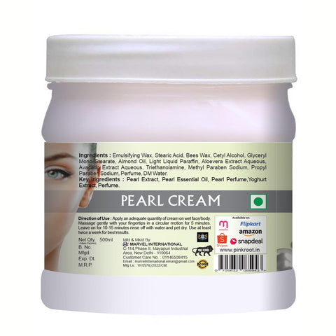 Pearl Cream Extract with Yoghurt Extract 500ml - Pink Root