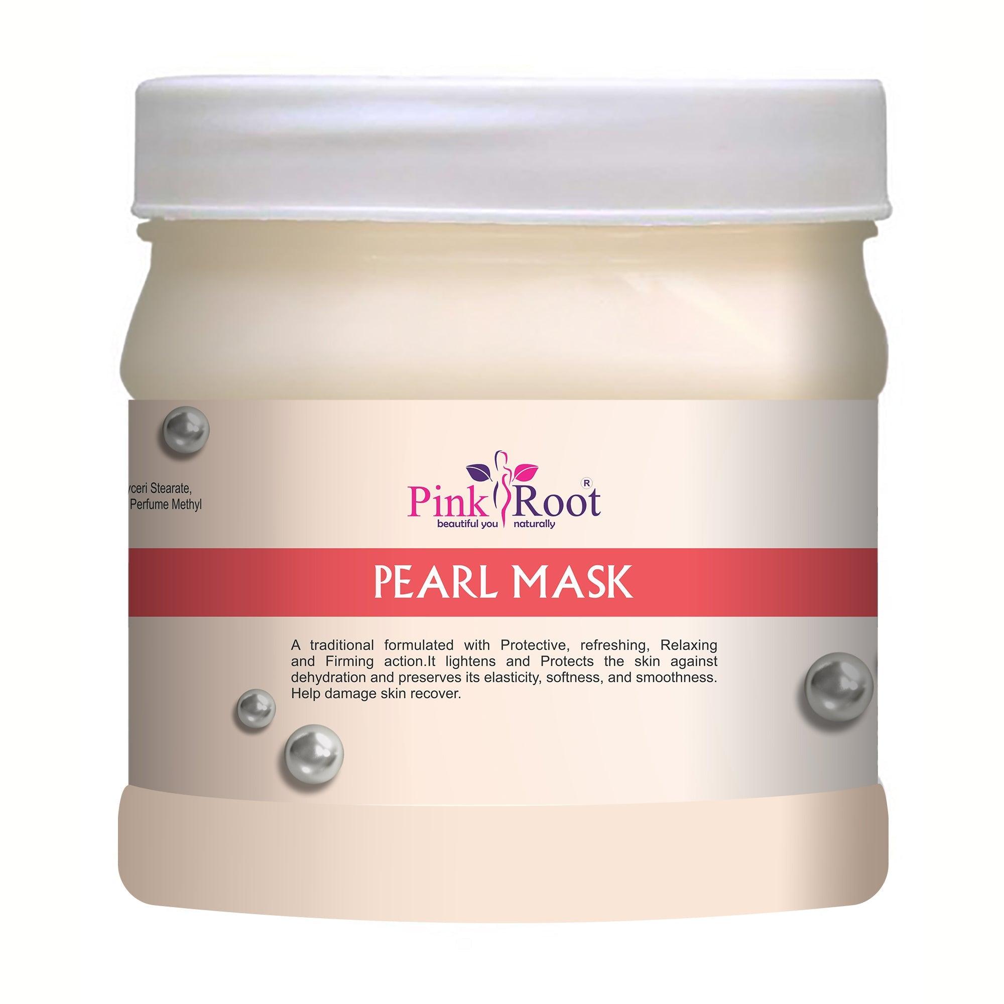 Pearl Mask Enriched with Pearl Ash 500gm - Pink Root