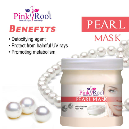 Pearl Mask Enriched with Pearl Ash 500gm - Pink Root