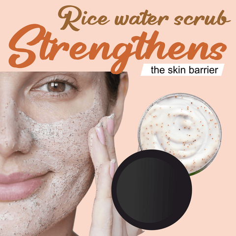 Rice water Face & body Scrub 100gm - Pink Root