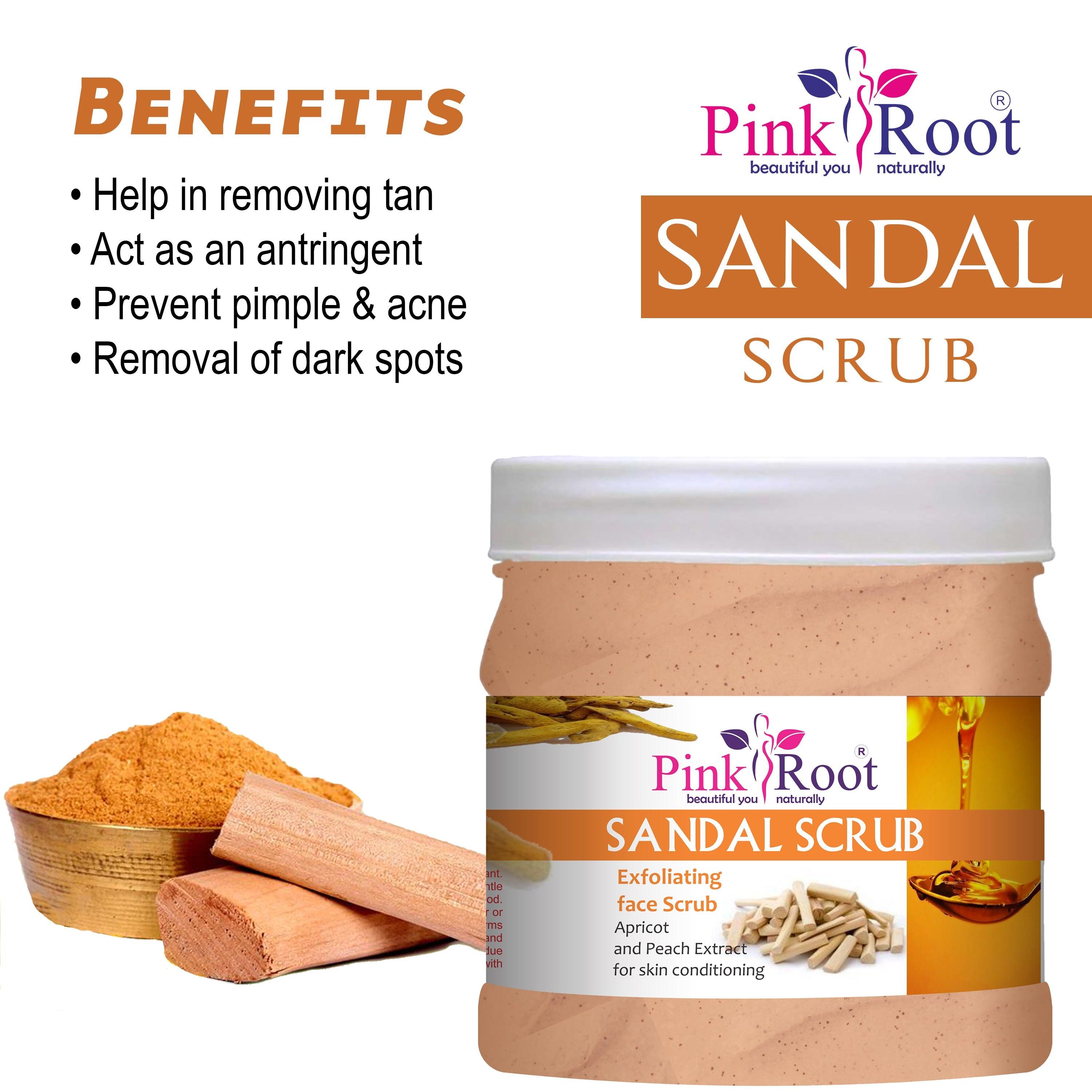 Sandal Scrub 500ml - Pink Root