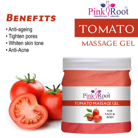 Tomato Massage Gel For Face & Body 500ml - Pink Root