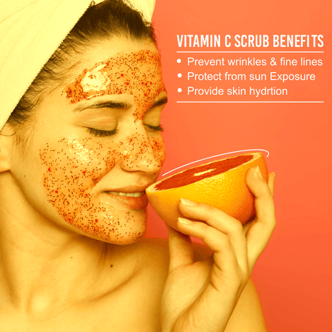 Vitamin C Face & Body Scrub 100gm - Pink Root