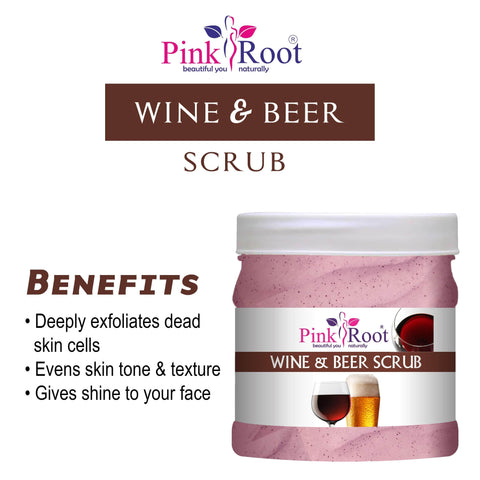Wine & Beer Scrub 500ml - Pink Root